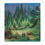 The Fairytale Forest, 1927-1929 by Edvard Munch