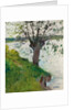 Willow by the River; Saule au bord de la riviere, c. 1891 by Gustave Caillebotte