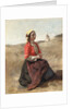The Breton in Prayer by Jean Baptiste Camille Corot