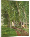 Undergrowth at Moret, 1902 by Camille Pissarro