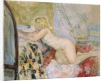 Nude Lying Against a Bed, by Henri Lebasque