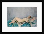 Nude on Leopard Skin, Le Cannet, 1926 by Henri Lebasque