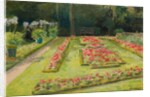 The Flower Terrace in the Wannsee Garden, 1921 by Max Liebermann