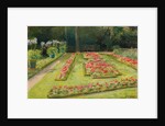 The Flower Terrace in the Wannsee Garden, 1921 by Max Liebermann