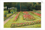 The Flower Terrace in the Wannsee Garden, 1921 by Max Liebermann