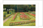 The Flower Terrace in the Wannsee Garden, 1921 by Max Liebermann