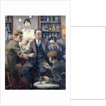 Discussion in a Bar, 1932 by Emil Cardinaux