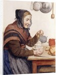 Grandmother with Coffee, 1904 by Albert Anker