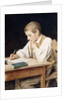 Writing Boy, 1902 by Albert Anker
