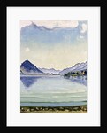Thunersee at Leissingen, 1909 by Ferdinand Hodler
