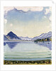 Thunersee at Leissingen, 1909 by Ferdinand Hodler