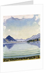 Thunersee at Leissingen, 1909 by Ferdinand Hodler