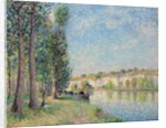 The Loing at Moret; Le Loing a Moret, 1885 by Alfred Sisley