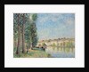 The Loing at Moret; Le Loing a Moret, 1885 by Alfred Sisley