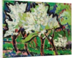 Flowering Trees IV; Bluhende Baume IV, 1909 by Ernst Ludwig Kirchner