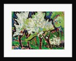 Flowering Trees IV; Bluhende Baume IV, 1909 by Ernst Ludwig Kirchner