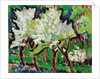 Flowering Trees IV; Bluhende Baume IV, 1909 by Ernst Ludwig Kirchner