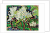 Flowering Trees IV; Bluhende Baume IV, 1909 by Ernst Ludwig Kirchner