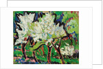 Flowering Trees IV; Bluhende Baume IV, 1909 by Ernst Ludwig Kirchner