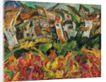 Houses with Pointed Roofs; Maisons aux Toits Pointus, c.1920-21 by Chaim Soutine