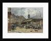 Market at Trouville; Marche a Trouville, 1878 by Eugene Louis Boudin