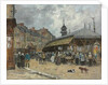 Market at Trouville; Marche a Trouville, 1878 by Eugene Louis Boudin