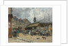 Market at Trouville; Marche a Trouville, 1878 by Eugene Louis Boudin