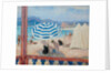 Cannes, Blue Parasol and Tents; Cannes, Parasol Bleu et Tentes by Henri Lebasque