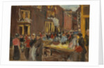 Jewish Quarter in Amsterdam; Judengasse in Amsterdam, Ecke Jodenbreestraat, 1905 by Max Liebermann