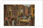 Jewish Quarter in Amsterdam; Judengasse in Amsterdam, Ecke Jodenbreestraat, 1905 by Max Liebermann