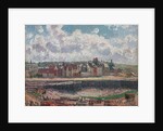 Horses and Carts in Front of the Fishing Harbour, Dieppe, at Low Tide; Chevaux et charrettes devant la darse de peche, Dieppe, maree basse, 1902 by Camille Pissarro