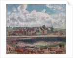 Horses and Carts in Front of the Fishing Harbour, Dieppe, at Low Tide; Chevaux et charrettes devant la darse de peche, Dieppe, maree basse, 1902 by Camille Pissarro