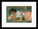 Young Woman Lying on the Grass; Jeune femme couchee dans l'herbe, 1939 by Chaim Soutine