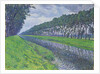 Canal in Flanders; Le canal en Flandre par temps triste, 1894 by Theo van Rysselberghe