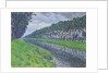 Canal in Flanders; Le canal en Flandre par temps triste, 1894 by Theo van Rysselberghe