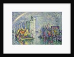 Rainbow at the Port of La Rochelle; Arc-en-ciel, La Rochelle, le Port, 1912 by Paul Signac