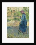 Peasant Digging; Paysanne bechant, 1882 by Camille Pissarro
