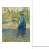 Peasant Digging; Paysanne bechant, 1882 by Camille Pissarro