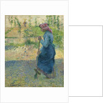 Peasant Digging; Paysanne bechant, 1882 by Camille Pissarro