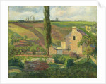 La Cote des Mathurins a l'Hermitage, Pontoise, 1876 by Camille Pissarro