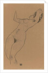 Reclining Nude; Liegender Akt, 1918 by Egon Schiele