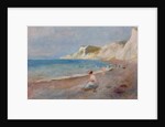 Varengeville Beach; La Plage de Varengeville, c. 1880 by Pierre Auguste Renoir