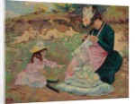 Madame Guillaumin and Her Daughters; Madame Guillaumin et Ses Filles, c.1892 by Jean Baptiste Armand Guillaumin