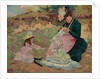 Madame Guillaumin and Her Daughters; Madame Guillaumin et Ses Filles, c.1892 by Jean Baptiste Armand Guillaumin
