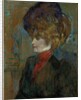 Head of an English Lady; Tete de lady anglaise, 1898 by Henri de Toulouse-Lautrec