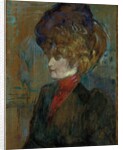 Head of an English Lady; Tete de lady anglaise, 1898 by Henri de Toulouse-Lautrec