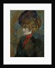 Head of an English Lady; Tete de lady anglaise, 1898 by Henri de Toulouse-Lautrec