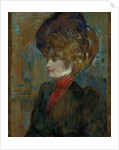 Head of an English Lady; Tete de lady anglaise, 1898 by Henri de Toulouse-Lautrec