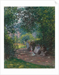 In Monceau Park, 1878 by Claude Monet