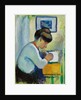 Woman Writing, 1910 by August Macke